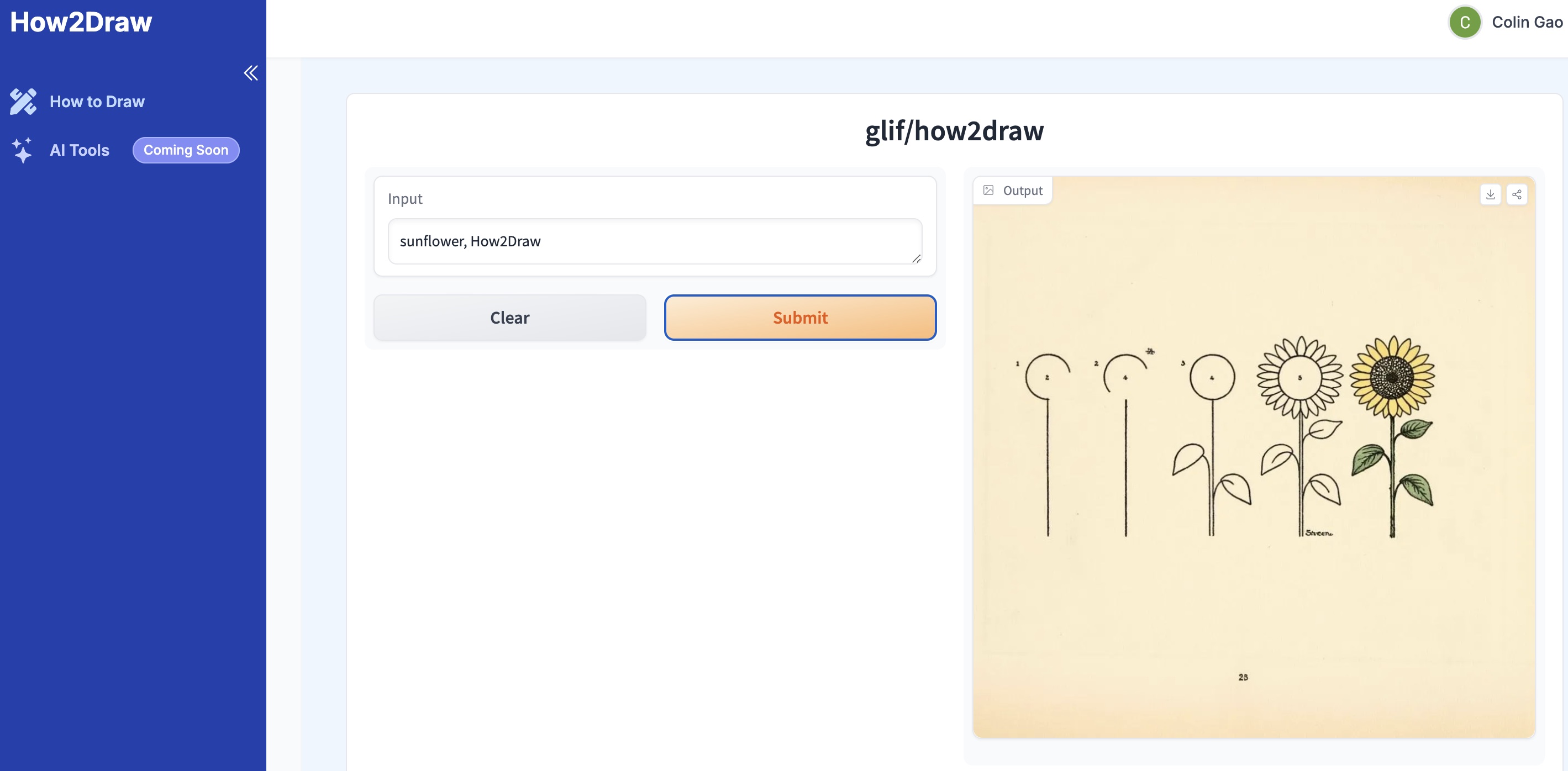 AI-generated drawing tutorial